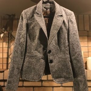 Express design studio tweed blazer